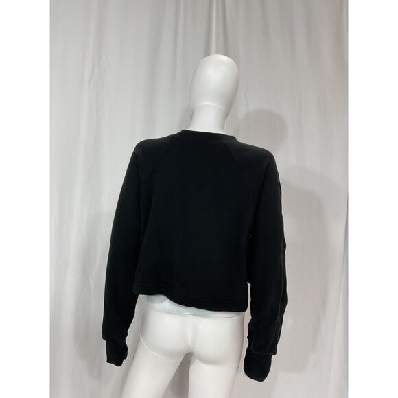 Marissa Webb 'So Uptight' Tan Fine French Terry Plunge Henley Sweatshirt Size XS - Picture 3 of 5